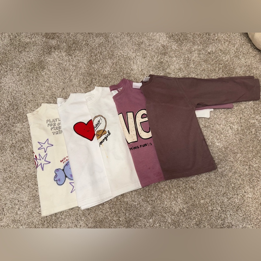 Bundle Zara long sleeve T shirt ❤️❤️